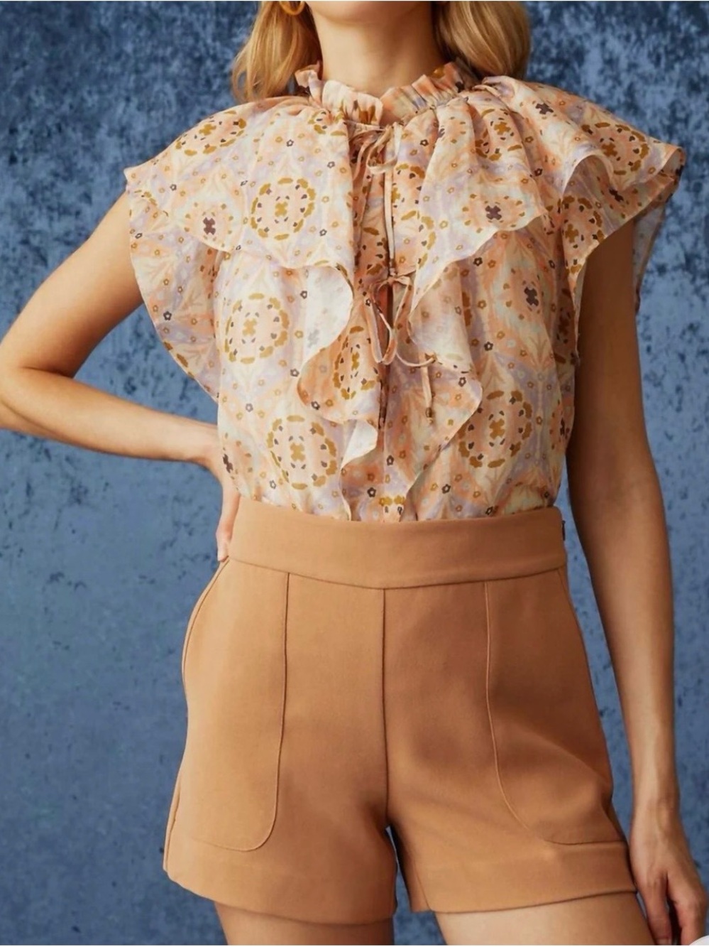 Marie Oliver Mia Short In Toffee